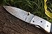 DKC Knives (70 5/18) DKC-97-X Beaver Damascus Folding Pocket Knife 4.5