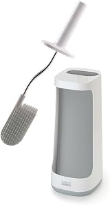 Joseph Joseph Flex Plus Smart Hygienic Silicone Toilet Brush with Storage Bay