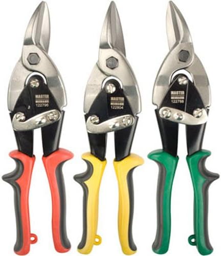J S PRODUCTS 129314 Aviation Snip Set, 3-Pack