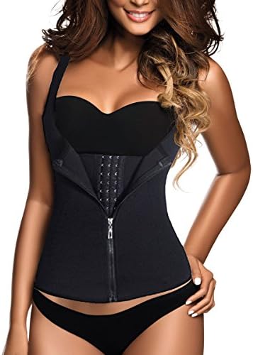 GainKee Clip and Zip Waist Trainer Corset Women Neoprence Worked Out Sweat Vest