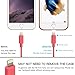 Cambond iPhone Cable 10ft, Apple Certified 8 Pin Stepped Extra Long Durable Lightning iPhone X 8 8 Plus 7 7 Plus 6 6s 6s Plus 5 5s SE Cord (Peach 10 ft)