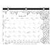 Blueline 2017-2018 DoodlePlan Academic Coloring Desk Pad, Botanica, 11 x 8.5 inches (CA2917211-18)