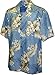 Pacific Legend Plumeria Hibiscus-Hawaiian Shirts-AMAZON3162BLUEXL