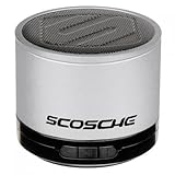 SCOSCHE BTSPK1SR Portable Bluetooth Wireless Media Speaker
