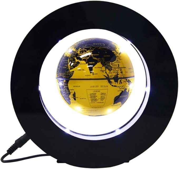 CHHD Globen für Kinder, 3-Zoll-Magnetschwimmkugel, die Sich auf