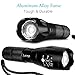 Tactical Flashlight - Handheld LED Flashlight - Brightest XML T6 - Brightest LED Flashlight with 5 Modes - Adjustable Waterproof Military Grade Flashlight for Biking Camping by LETMY