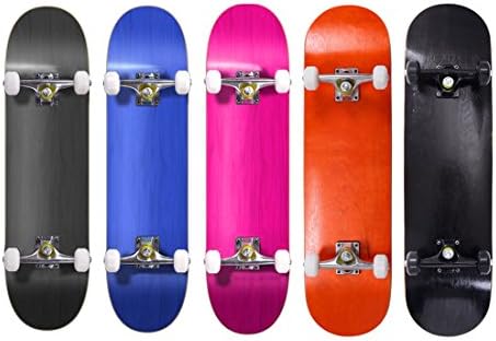 31 Inch Complete Skateboard Pre-assembled Double Kick Cruiser