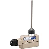 Baomain TZ-6106 Sealed Limit Switch, BM-6106 15A/250VAC, Flexible Rod Limit Switch, Multi-Directional Movement, IP65 Waterproof CE Listed