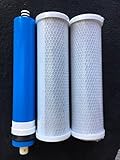 18 GPD RO Reverse Osmosis GE Membrane Compatible FX12M Smart Water w/ Pre & Post Filters