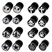 Aprilsky 8 Paris Acrylic Cheaters Plugs Barbell Screw Back Dumbbell Fake Faus Illusion Tunner Stud Earrings Set