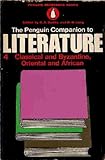 Companion to Literature, Dudley and Lang, 0140510370