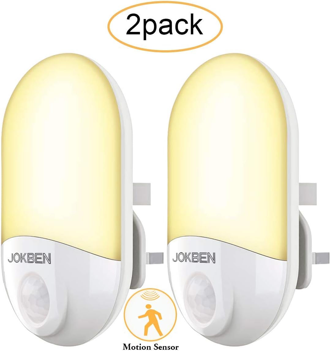 Motion Sensor Night Lights Plug in Wall - Movement Sensor Light PIR LED Night Light Indoor for Kids,Hallway,Corridor…