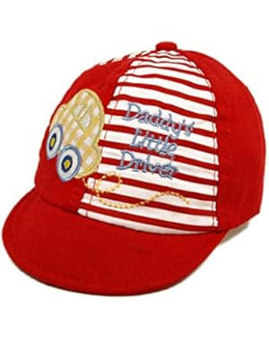 Infant Toddler Unisex Baby's Daddy's Little Driver Cotton Canvas Cap Hat- Diff Colors