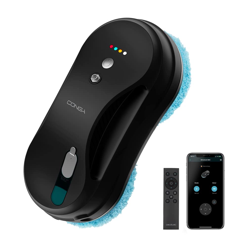 Cecotec-Robot-Limpiacristales-Windroid-880-SprayWater-Smart-Connected-90-W-Pulveriza-Limpia-y-Seca-Control-por-App-y Cecotec-Robot-Limpiacristales-Windroid-880-SprayWater-Smart-Connected-90-W-Pulveriza-Limpia-y-Seca-Control-por-App-y