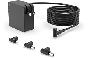 DEXPT Charger for Asus Laptop Charger Replacement, Vivobook, Zenbook, (Safety Certified by UL), Round Power Connector, 65W, 45W, 33W