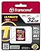 Transcend 32GB SDHC Class 10 UHS-1 Flash Memory Card Up to 90MB/s (TS32GSDHC10U1)