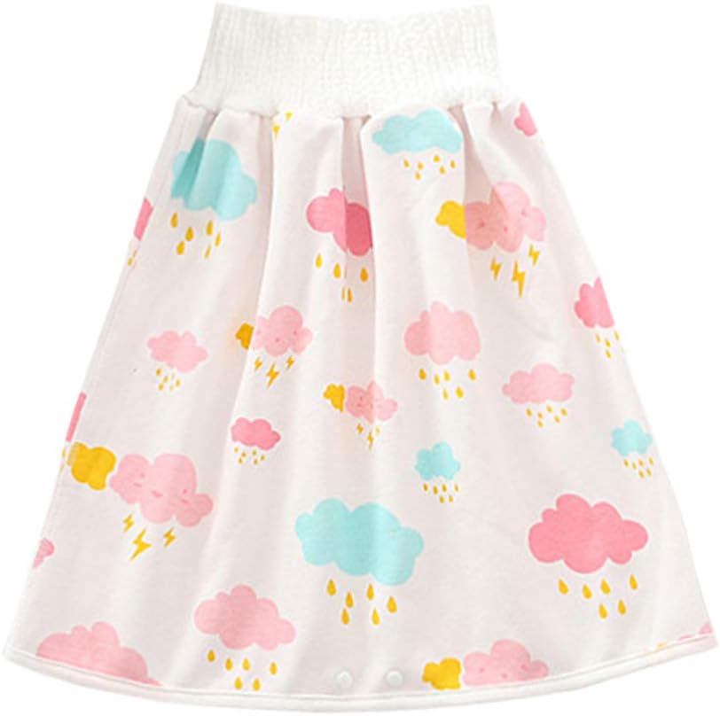 DERNISH Cotton Training Pants Cloth Diaper Skirts for Baby Sleeping Bed Clothes for Potty Training