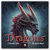 Dragons by Kerem Beyit Wall Calendar 2020 (Art Calendar) by 