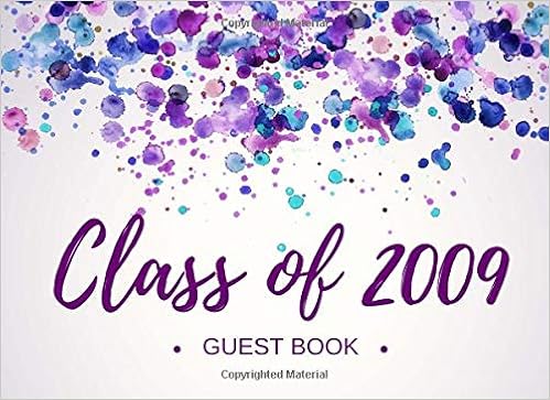 Class Of 2009 Guest Book Reunion Registration Keepsake Alumni