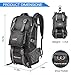 LGC Products Travel Backpack 40L Waterproof Hiking Backpack for Men & Women,Carping Backpack with Headphone Interface & Rain Cover for Hiking,Traveling & Camping