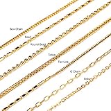 U7 Chain 7 Types Men/Women Jewelry Pendant Chain