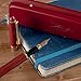 ZenZoi Burgundy Wood Fountain Pen – Medium Nib Handcrafted Calligraphy Stylograph Pens, Includes Ink Refill Converter & Wooden Gift Box Case