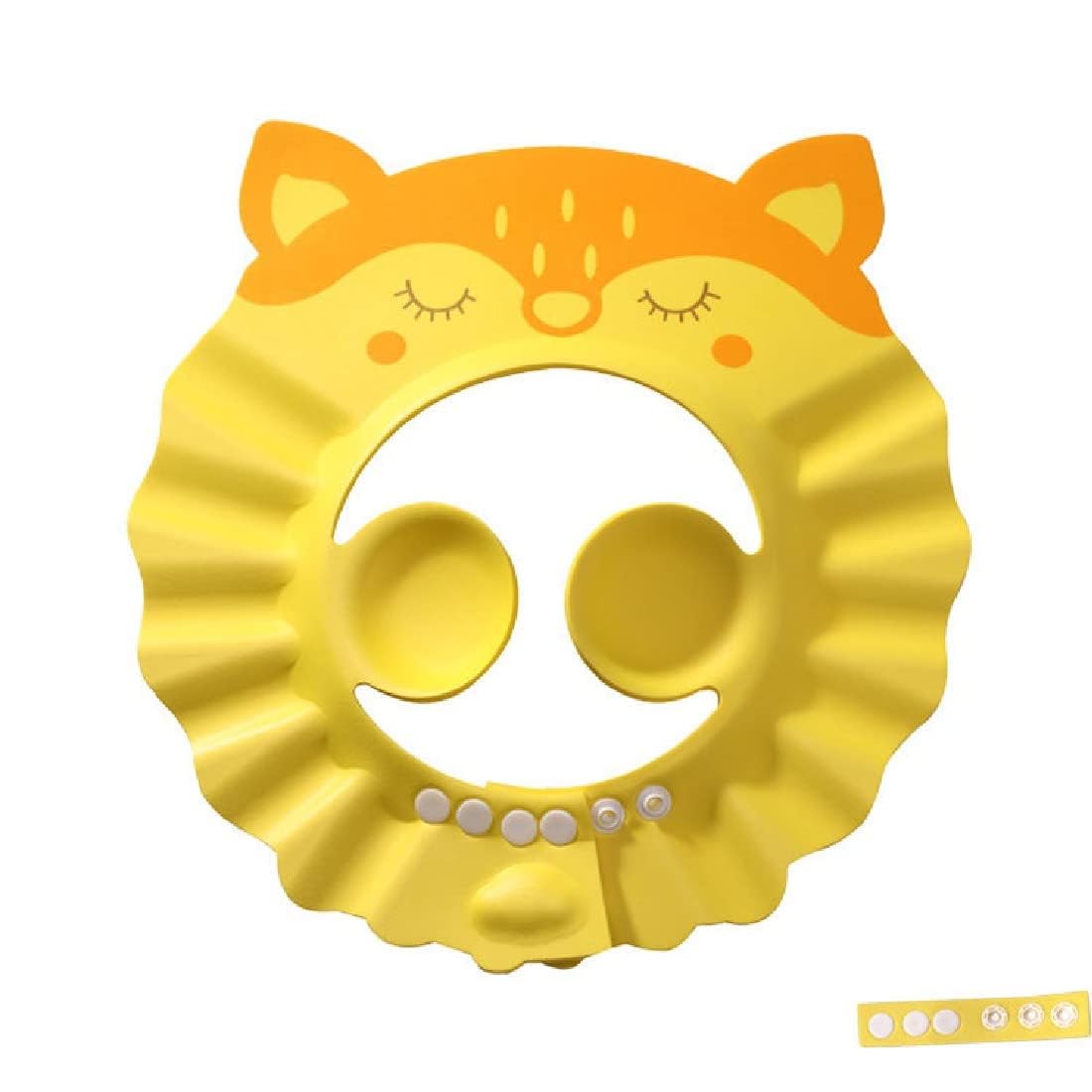 Baby Shower Cap Shield, 1 Piece, Shower Cap for Kids, Silicone Bathing Hat, Toddler Shampoo Hats, Adjustable Children Shampoo Cap and Visor, Tear-Free Waterproof Hat, for Toddler Baby Children