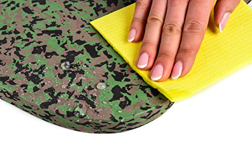 Universal EVA Foam Pad with Innovative Texture High Quality Comfortable Sitting and Kneeling Pad Outdoor Gardening Camping Stadium Mat for Bleachers Kayak Yoga and More. Moist and Waterproof