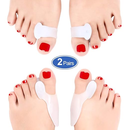 Bunion Corrector, Silicone Toe Spacer for Men and Women, Bunion Guard Big Toe Straightener for