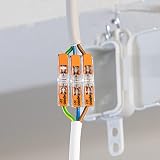 WAGO Inline Splicing Connector with Lever 2-conductor 4 mm² Transparent view 6