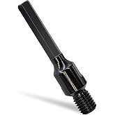 DaduoRi 5/8"-11 Male Thread to 1/2" Hex Shank Core Drill Bit Adapter, Premium Converter for Concrete Core Bit, Convenient Coring Drill 5/8-11 (M) to 1/2" Arbor Adapter