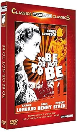 To Be or Not To Be 1942 Carole Lombard Jack Benny (import)