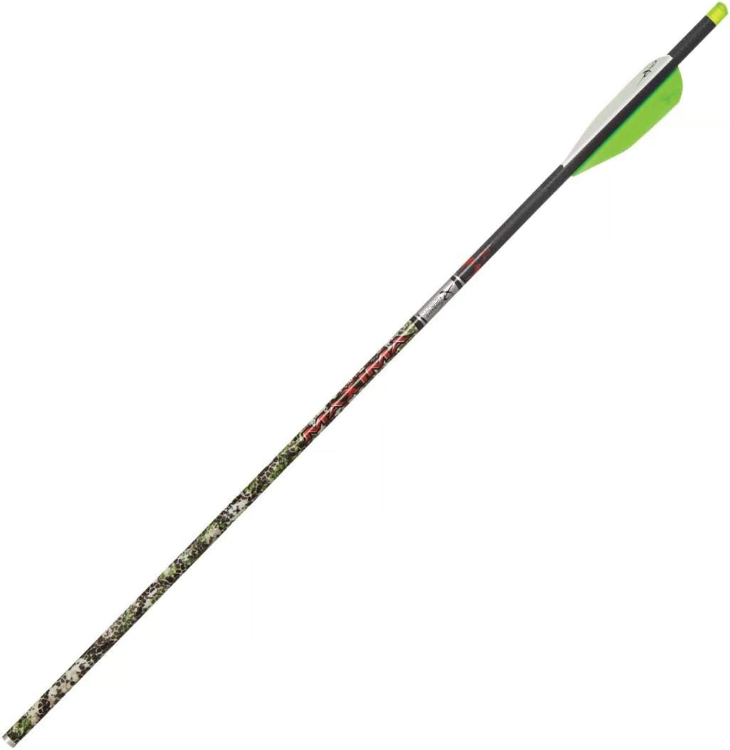 Carbon Express 52230 Maxima Badlands 20" Bolt 3Pk with Universal Nock System, Black : Sports & Outdoors