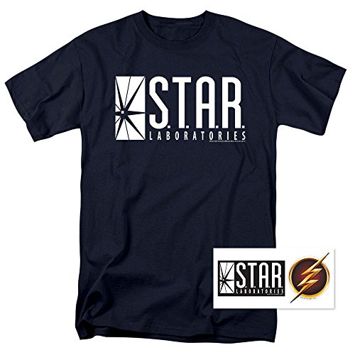 Popfunk Classic Flash Star Labs Superhero S.T.A.R. Laboratories T Shirt