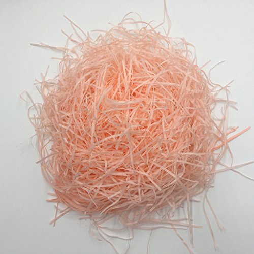 Fityle 20g Shredded Crinkle Paper Raffia Gift Box Filler Confetti for Wedding Birthday Party Baby Shower - Nude pink