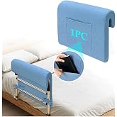 POWYS Hospital Bed Rail Covers Padded Foam Bed Rail Bumper Padding Elderly Adults Bedside Fall Protector Pads Seniors Safety Guard Bed Railing Cushion Pad Cover Only(Thicken 1pc)