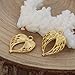 JGFinds Angel Wings Pendant Charm - 48 Pack Gold Toned for DIY Jewelry Making Supplies, Small 7/8 Inch Metal Wings for Bracelet, Necklace, Earrings or Arts and Crafts