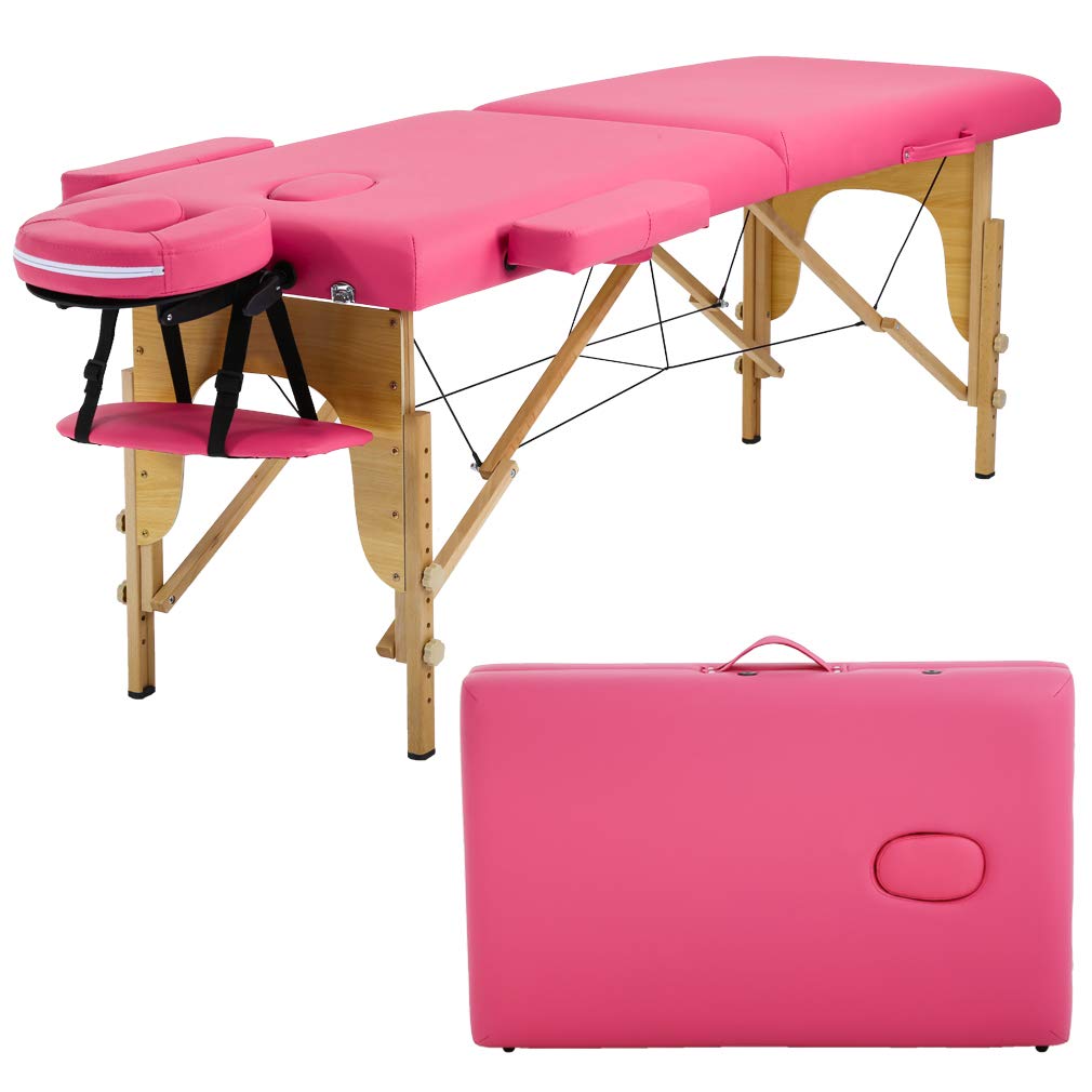 Best portable tattoo spa massage chair leather pad travel