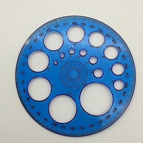 Patchwork 11.5cm Diameter Circular Template Ruler In A Circular Template