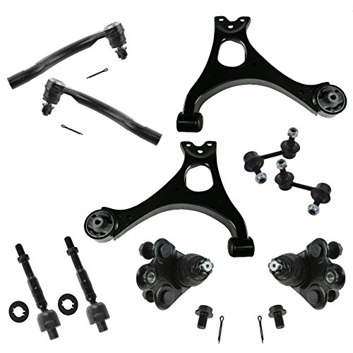 10 Piece Kit Control Arm Ball Joint Tie Rod Sway Bar Link LH RH for 06-11 Civic