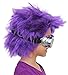 Afro Wig Purple Minion Costume Set Purple Minion Wig and Minion Goggles