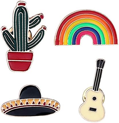 Women Children Cute Cactus Lotus Flower Grass Aloe Vera Potted Badge Corsage Collar Brooch Label Pin (#9)