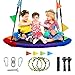 MESIXI Flying Round Tree Swing (40 inches), Outdoor Parent-Child Camping Toys, 900D Oxford Cloth Material Contains Abundant Accessories, Waterproof and Safe.