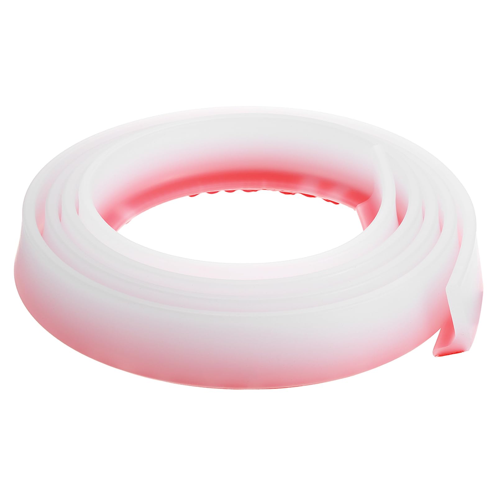 DTGN 79"x0.6"x1.2" (LxWxH) Collapsible Shower Barrier Stopper - 1 Pack - Good for Bathroom Kitchen - L Shape Water Splash Guard Blocker - Clear