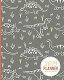 2019 Planner Weekly And Monthly: Calendar Schedule and Organizer. Inspirational Quotes, Dinosaur Pattern Cover | January 2019 through December 2019 by Paper Pumpkin