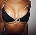 Nightclub Party Body Chain ,Prettymenny Women Jewelry Bikini Waist Gold Belly Beach Harness Slave Necklace (Silver)