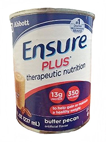 Ensure Plus Ready To Use (Butter Pecan) 24/8-Fl-Oz Cans - 1 Case Of 24