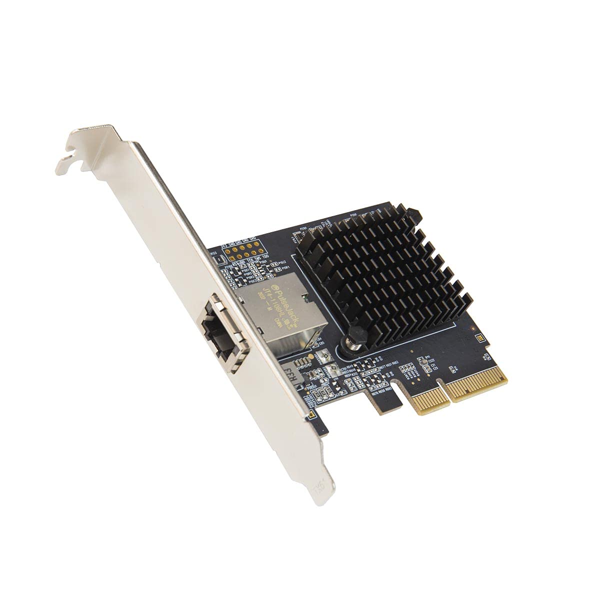 SYBA 1 Port 10 Gigabit Ethernet Network Card - PCIe x4 10Gb 10GBASE-T NIC AQTION AQC107-10Gbps Ethernet PCI-Express x4 Adapter, SD-PEX24055
