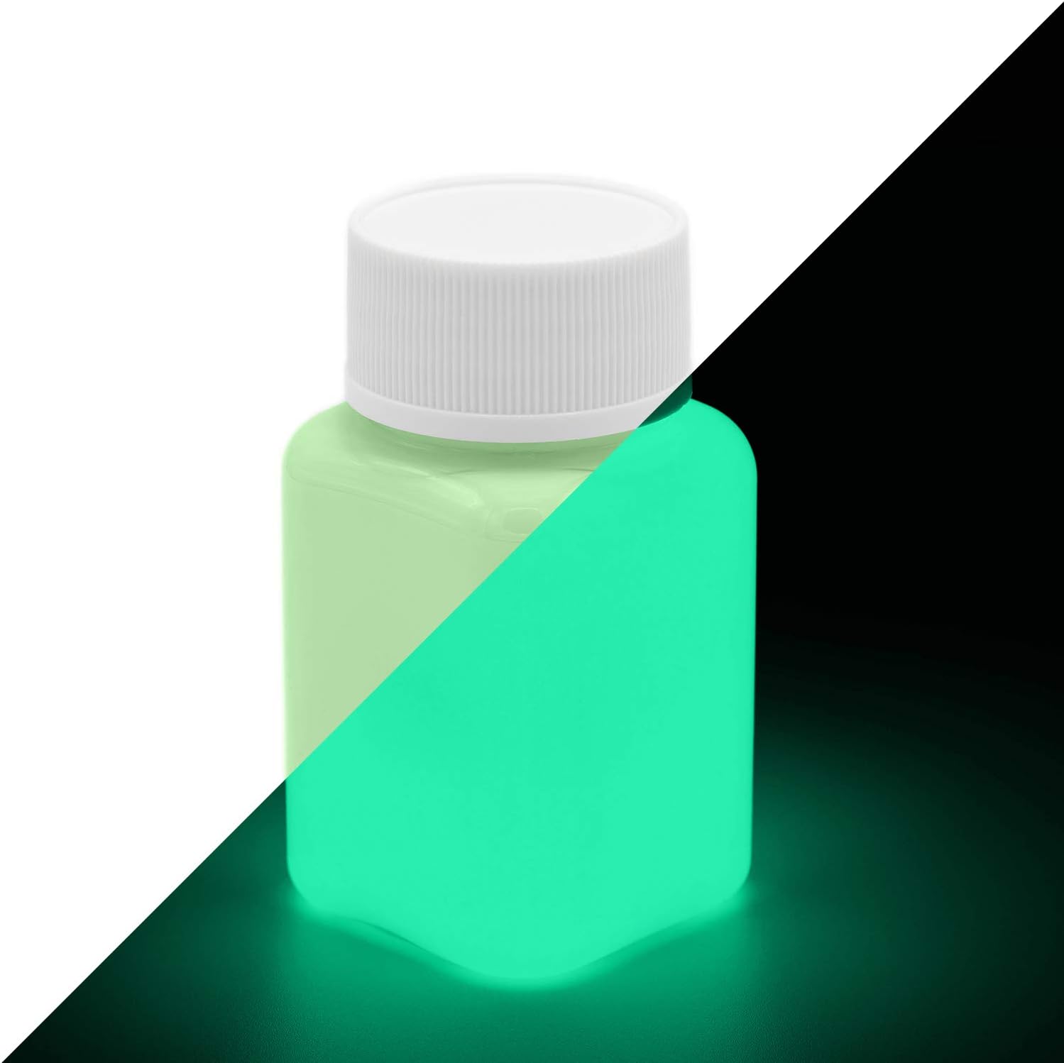 Lumentics Glow in the Dark Paint 100ml Yellow - Professional Glow Paint, Self-Luminous, Night Luminous, Neon UV Blacklight Color