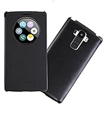 [Quick Window View] Smart view Protective Flip Cover Case Smart Sleep Wake Protection Rigid Shell Case for LG G Stylo / LG G4 Stylus (Black)